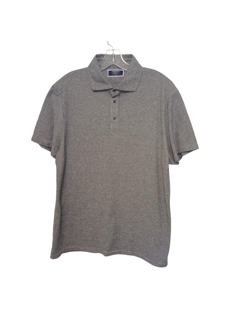 Charles Tyrwhitt -  Men's Heather Gray Polo Shirt Large